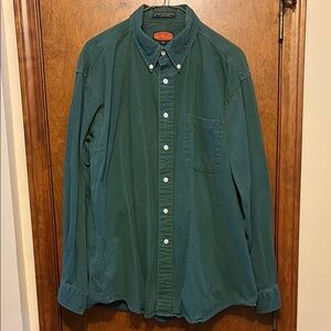 Jas McLeith Men's Green Button-Up Shirt